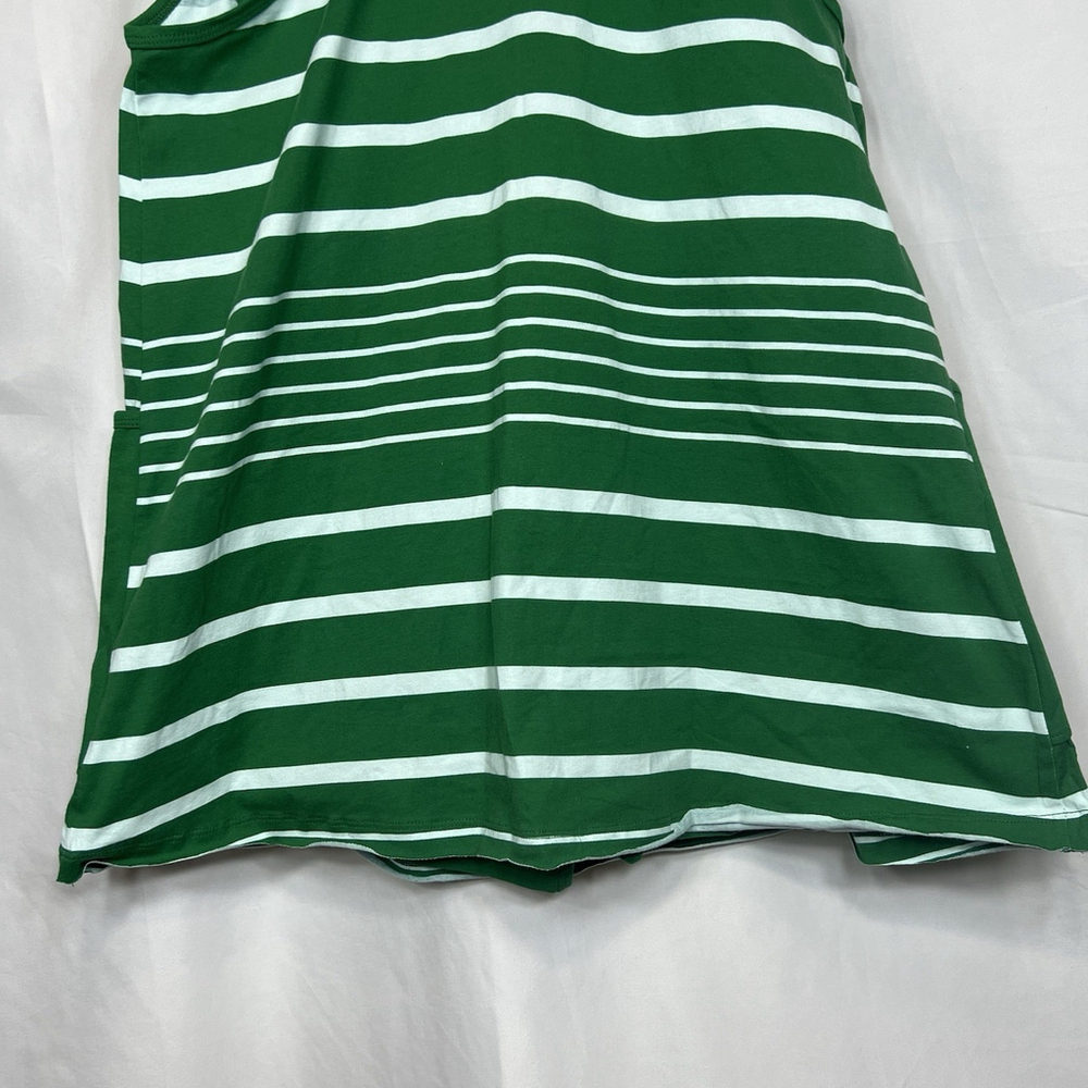 FP Free People Hot Shot Mini Dress Romper Stripe Green Women's M Sport Casual - Picture 8 of 14